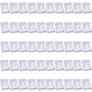 50Psc Coffee Filter Drip Bag Hanging Ear Disposable Tea Dripper Filter Pouch ds