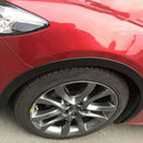 Black Car Fender Flare Wheel Eyebrow Protector Arch Trim Strip 4.5cmx1.5m