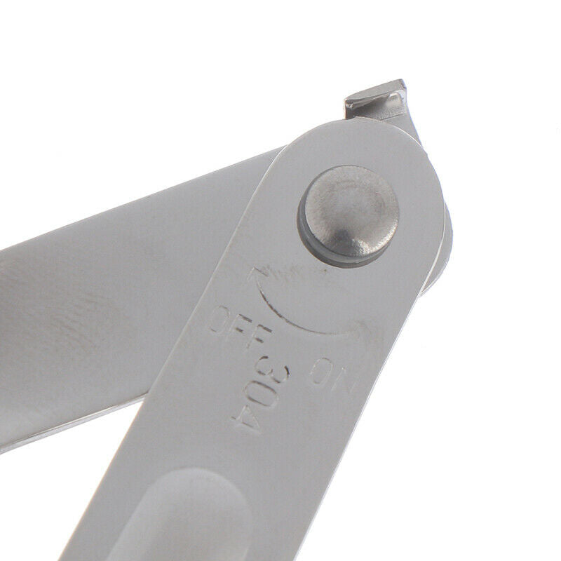 Camping hiking cookout picnic foldable spork stainless steel spoon fashio@