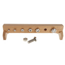 Wooden Montessori Practical Material Metal Bolts And Nuts With Wood Stand