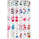 10x Cute Water Transfer Tattoos Body Art Makeup Cool Waterproof Girl Stickers BX