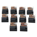 10x DC Power Supply socket Jack Female Outlet Charger 5.5mmx2.5mm Square