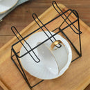 1X(Stainless Steel Coffee Cup Holder Hanging Partition Cup Holder Innovativ