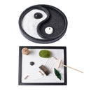 2pcs  Small Garden Mini Dry Landscape Bridge,Chair