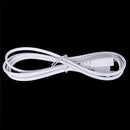 White 1.5m EU European 2-Prong Port AC Power Cord Cable For Router LCD TV M&O