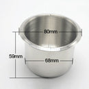 Stainless Steel Recessed Cup Drink Holder for Marine Boat RV Camper ONW YDL