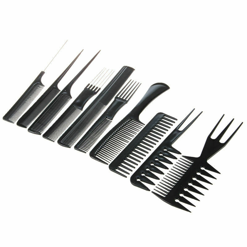 10 x COMBS PROFESSIONAL COMB FOR HAIRDRESSER B3E9