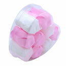 9Pcs Scented Rose Flower Petal Bath Body Soap Wedding Party Gift(Pink+White