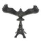 Creative Iron Tower Balance Eagle Statue Gift DIY Craft gray bronze 12cm