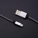 Braided Aluminum Micro USB Data&Sync Charger Cable For Android Phones On Sale