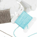 Embroidery Floss Organizer Box - 17 Compartments with 100 Hard Plastic Flos
