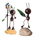 2pcs Creative cute wrought iron ant small ornaments home decorations living room