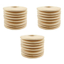 150pcs Natural Round Unfinished Wood Pendants Wooden Circles 30mm 40mm 50mm