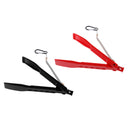 Fishing Gripper Plier Fish Body Clamp Holder Controller with Lanyard Red