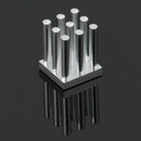 20 pcs Radiator Cooling Block Heatsink 10x10x12.5mm Square ICK S Heat sinks