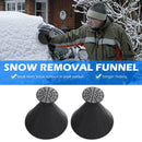 2pcs Magical Car Windshield Snow Ice Removers Shovel Funnel Multifunction Tool