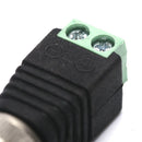 10 Male Coax CAT5 To Coaxial BNC Cable Connector adapter Camera CCTV Video Ba ME