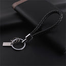 Cool Fashionable Leather Key Chain Ring Keyfob Car Keyring as Keychain  Gift FT