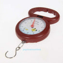 10kg Weighing Portable Numeral Pointer Spring Balance Hanging Scale w/ Hook