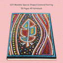 DIY Leaves Special Shaped Diamond Painting 50 Pages A5 Notebook Sketchbook