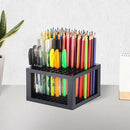 96 Holes Paint Pencil Brush Pen Holder Organizer Makeup Brush Display Stand