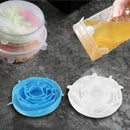 12 Pack Silicone Stretch Lids,Durable Expandable Food Saver Cover for Bowel F1W4