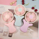 Outdoor Folding Fan Handheld Charging Fan Cute Cartoon Fan Mini Portable FanW9V5