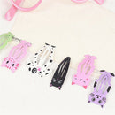 6pcs Fashion Girl Animal Hairpin Headwear Kid's Hairclips Hair Accessories BX