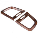 2Pcs Peach Wood Grain Front Side Air Conditioning Outlet Vent Cover Trim De