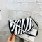 Plush Handbags Female Zebra Print Shoulder Underarm Bag Chain Purses (3)