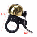 Bicycle Bell Golden Retro Bicycle Bell Handlebar Ring Bell Horn Classical BelOZ