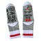 Unisex Christmas Design Socks Cotton Novelty Festive Sock One Size Pale Grey
