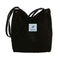 Fashion Women Handbag Canvas Print Tote Large Capacity Shoulder Bag (Black)