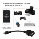 3pc Cell phones Micro USB B Male to USB 2.0 A Female OTG Adapter Converter Cable