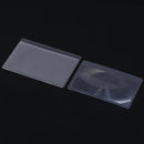 2pcs card magnifier multi tools pocket reading survival  camping travel kits LJ