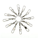 100x Fishing Barrel Swivels Connector Snaps Feeder Coarse Tackle Sea Fish Link!N