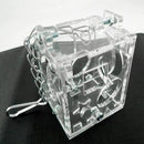 Unique Parrot Bird Cage Feeder Hang Foraging Toys Pet Treat Hunt Macaw Cock