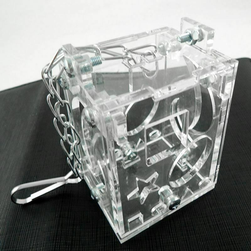 Unique Parrot Bird Cage Feeder Hang Foraging Toys Pet Treat Hunt Macaw Cock