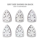 72 pieces of reddish brown sandpaper S4W8