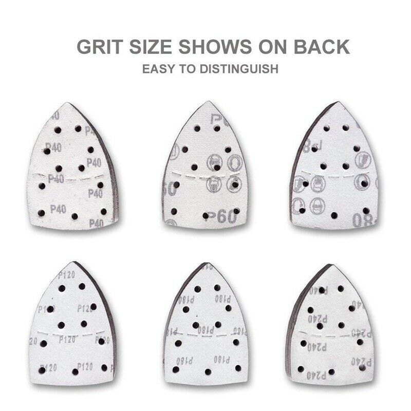 72 pieces of reddish brown sandpaper S4W8