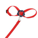 Parrot Leash Adjustable Harness Bird Anti Fly Outdoor Training Rope (Red) A