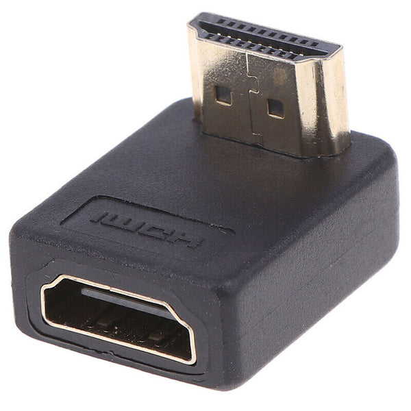90 Degree HDMI A Male to Female Port Adapter Right Angle Extension Converter OZ