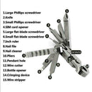 Multi-tool Pliers Travel Tool Keychain Combination EDC Tool Folding Pliers