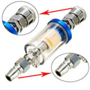 Air Spray Paint Kit Regulator Gauge In-line Air Oil Water Separator Filt GFT