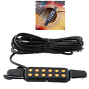 12Hole Sound Pickup Microphone Wire Amplifier Speaker for Acoustic Guitar ME