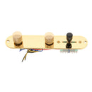 DIY Golden Guitar Control Plate for  TL Electric Guitar Replacement Part