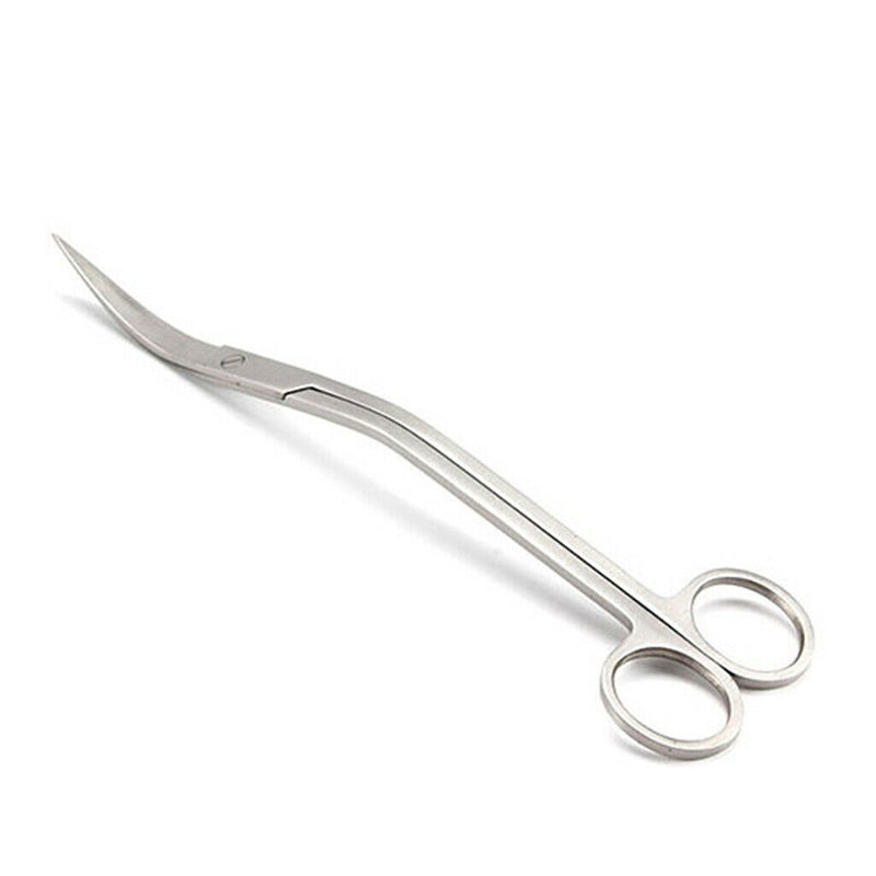 Set Of 2 Aquarium Live Tank Maintenance Curved Tweezers Scissors