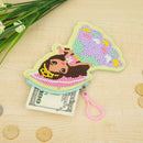 DIY Special Shaped Diamond Painting Girl Wallet Embroidery Coin Purse Gifts