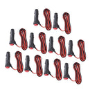 10pcs Waterproof Car Marine  Lighter Socket Plug 12V Power Cord 1.5m