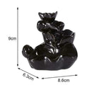 Ceramic Waterfall Backflow Smoke Incense Burner Censer Decor Holder U4B5